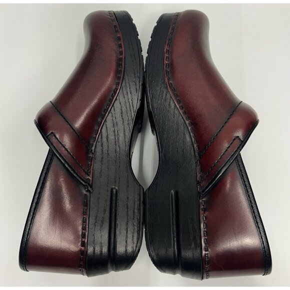 NEW Dansko Professional Leather Clog Cabrio Burgundy cordovan Size 39 / US 8.5-9 - Picture 5 of 9